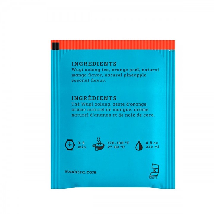 Te STASH Oolong Tea Coconut Mango Wuyi Oolong 18 Bolsitas 35 g T2027 STASH