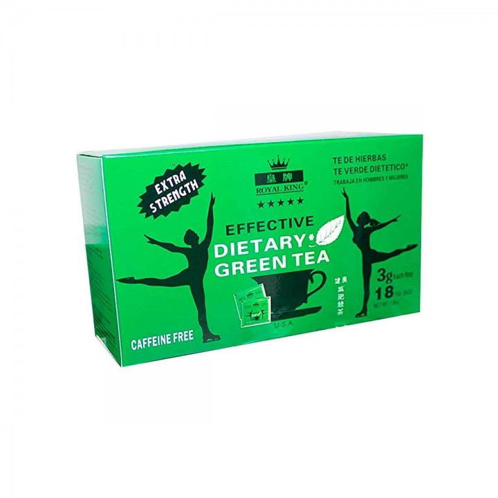Royal King - Extra Fuerza Té Verde Dietético 18 Bolsitas (54g) T2066 ROYAL KING