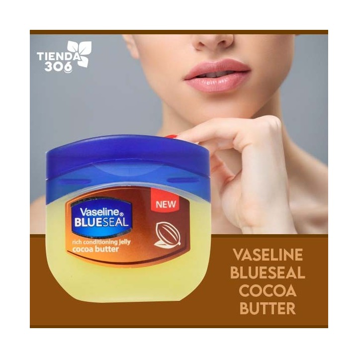 Vaseline Vaselina Blueseal Cocoa Butter Protección Made in the USA 1.76 oz (50ml) C1043 Vaseline