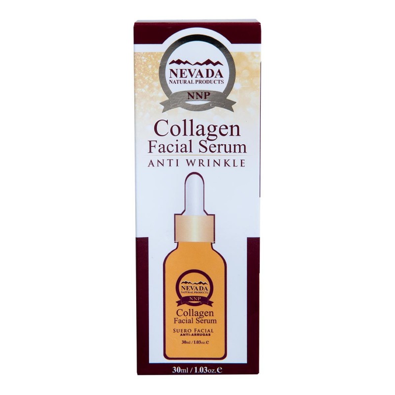 Nevada Suero Facial de Colageno Anti Arrugas y Acido Hialuronico 30ml C1104 Nevada Natural Products