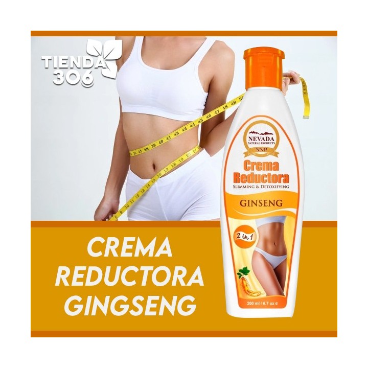 Nevada Crema Reductora Adelgazante y Desintoxicante Ginseng 200 ml C1152 Nevada Natural Products