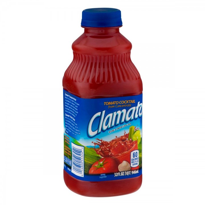 Clamato Jugo de Tomate para Elaborar Cocteles 946 ml D1215 Clamato