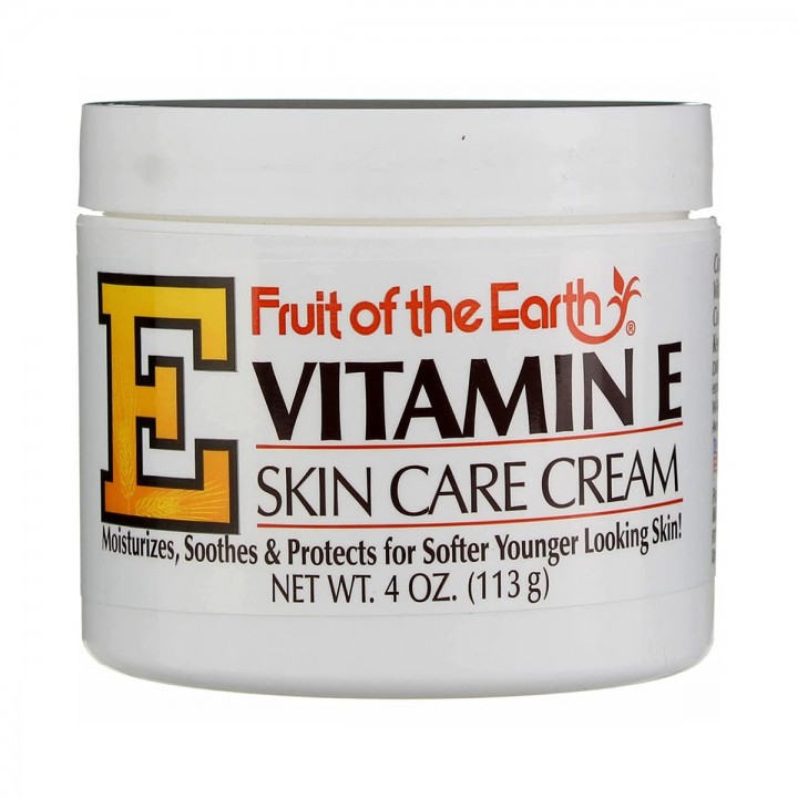 Fruit of the Earth Crema Hidratante, rejuvenecedora con Vitamina E y Aloe Vera 4 oz. (113g). C1190 Fruit Of The Earth