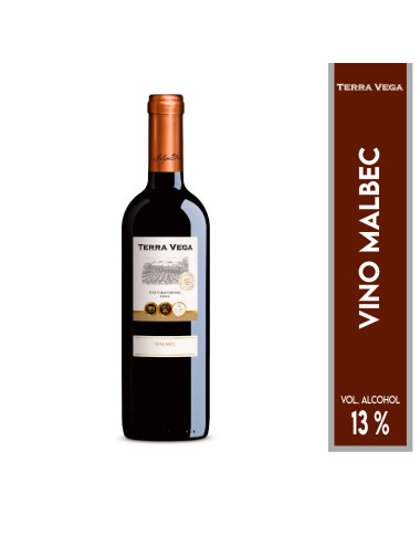 Terra Vega Vino Tinto Malbec 750ml D1269 Terra Vega