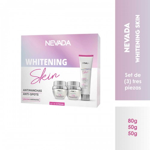 Nevada Set 3 Piezas Whitening Skin Antimanchas Anti-Spot C1234 Nevada Natural Products