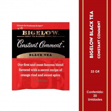 Bigelow Constant Comment Te Negro 20 Bolsitas 33g T2081 BIGELOW