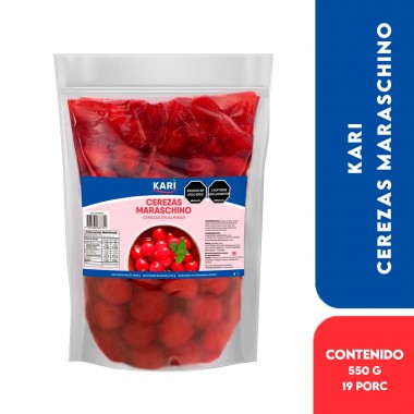 Kari Cerezas Maraschino Contenido Neto 1000 g D1299 Kari