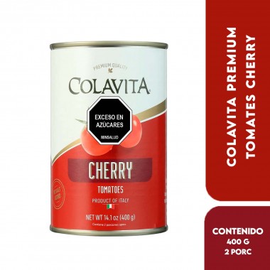 Colavita Premium Quality Cherry Tomatoes - Tomates Cherry Product Of Italy Contenido Neto 400 g D1303 COLAVITA