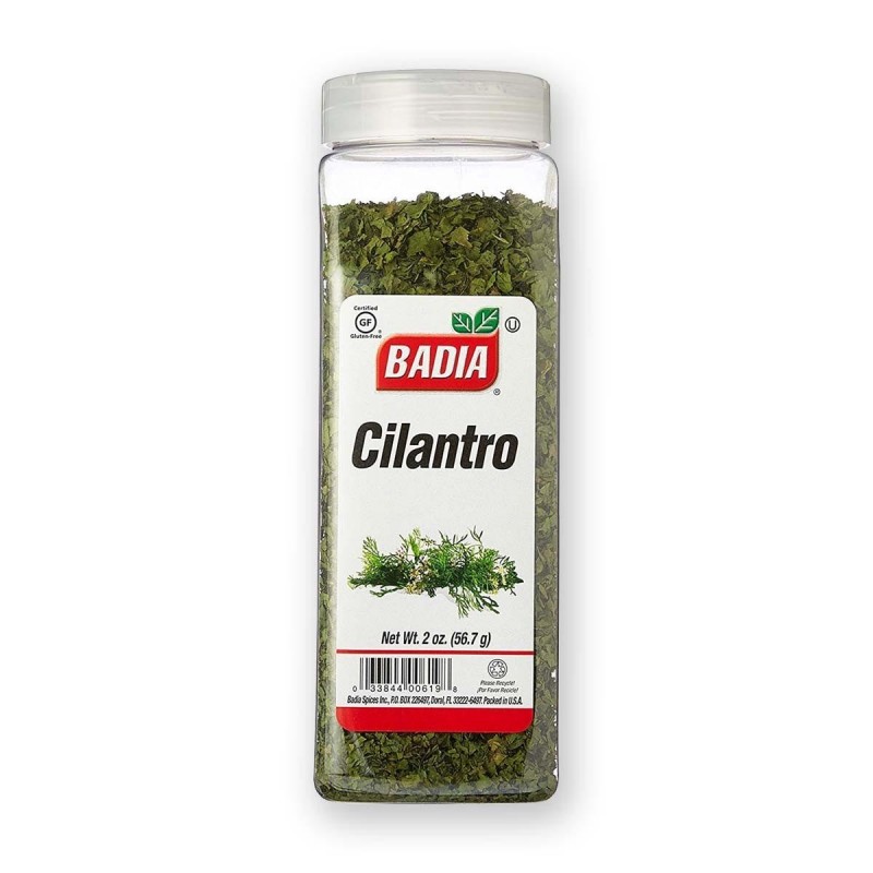 Cilantro Badia Spices Gluten Free 2 oz (56.7 g) D1113 BADIA Cilantro Badia Spices Gluten Free 2 oz (56.7 g) D1113 BADIA