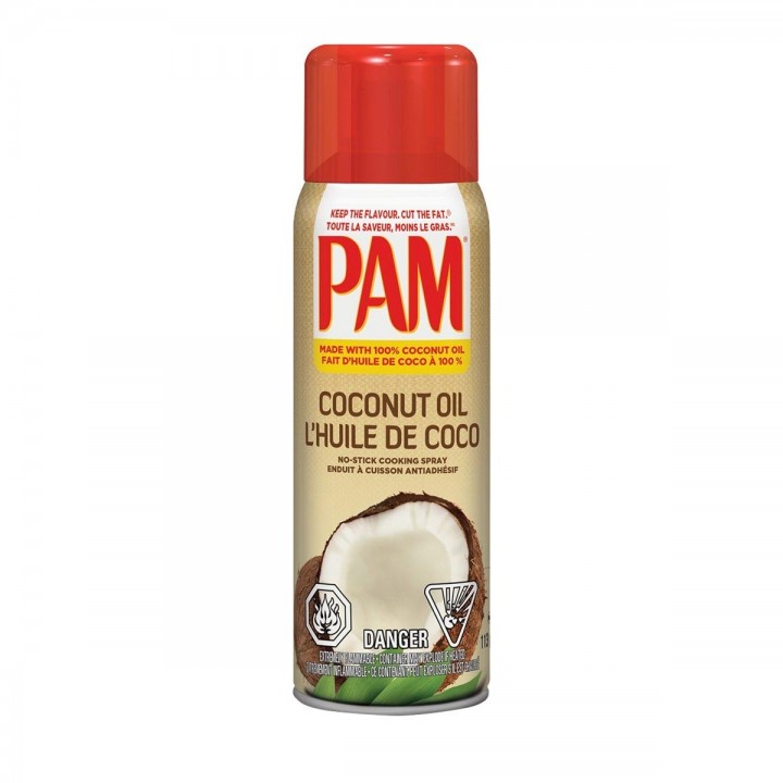 Spray antiadherente Pam Aceite de Coco Sin Colorante Artificiales 113 g D1137 PAM